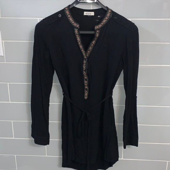 Black Ardene Tunic Top - Picture 1 of 16